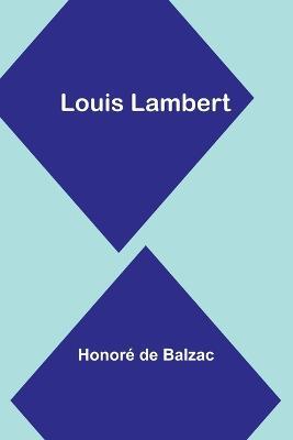 Louis Lambert - Honore de Balzac - cover