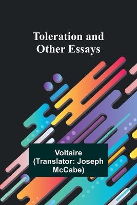 Toleration and other essays - Voltaire - cover