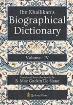 Ibn Khallikan's Biographical Dictionary - Vol 4