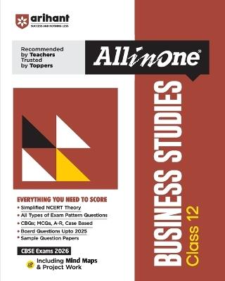 All in One Business Studies CBSE Class 12 (EditionXII) - Ishita Agarwal - cover