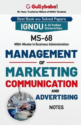 MS-68 Management of Marketing Communication and Advertising - Panel Gullybaba Com - cover