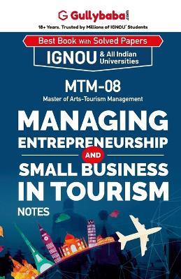 MTM-08 Managing Entrepreneurship and Small Bussiness in Tourism - Panel Gullybaba Com - cover
