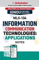 MLII-104 Information Communication Technologies: Applications