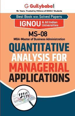 MS-08 Quantitative Analysis for Managerial Applications - Gullybaba Com Panel - cover