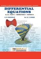 B.Sc. Part - I: Sem. - II: Differential Equations (Mathematics Paper - IV) - S R Bhosale - cover