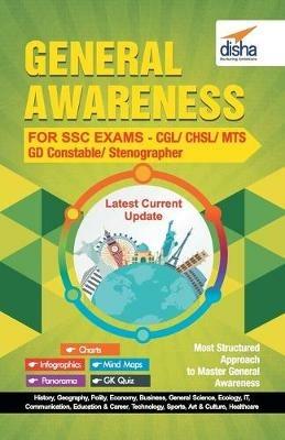 General Awareness for Ssc Exams Cgl Chsl Mts Gd Constable Stenographer - Disha Experts - cover
