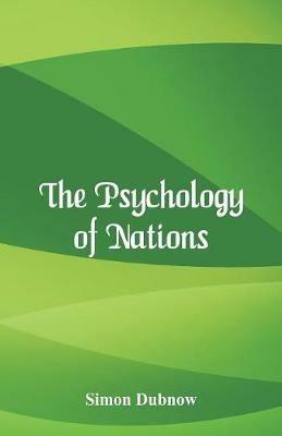 The Psychology of Nations - Simon Dubnow - cover