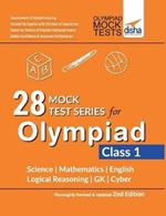28 Mock Test Series for Olympiads Class 1 Science, Mathematics, English, Logical Reasoning, Gk & Cyber