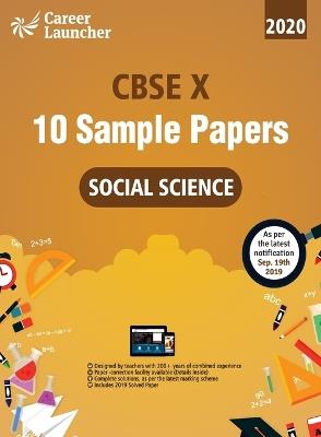 Cbse 2020 Class X 10 Sample Papers Social Science - Career Launcher - cover