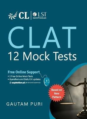 Clat 2020: 12 Mock Tests - Gkp - cover