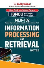MLII-102 Information Processing and Retrieval
