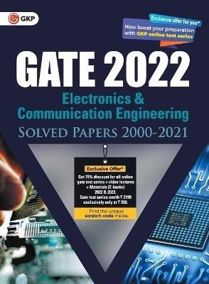 Gate 2022 Electronics & Communication Engineering - Solved Papers (2000-2021) - G K Publications (P) Ltd - cover