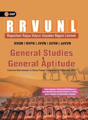 Rajasthan Rvunl 2021 General Studies & General Aptitude - G K Publications (P) Ltd - cover