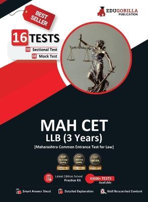 MAH CET LLB 3 Years Exam Prep Book 2023 - 8 Full Length Mock Tests and 8 Sectional Tests (1500 Solved Objective Questions) with Free Access to Online Tests - Edugorilla Prep Experts - cover