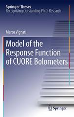 Model of the Response Function of CUORE Bolometers