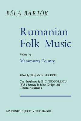 Rumanian Folk Music: Maramure? County - Bela Bartok - cover