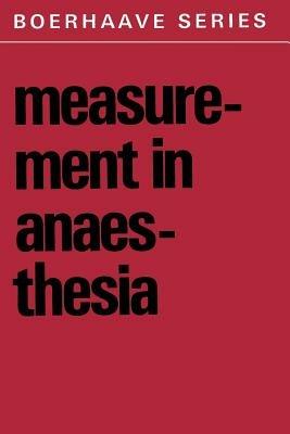 Measurement in Anaesthesia - cover