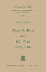 Tyssot De Patot and His Work 1655 – 1738