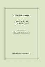 Urteilstheorie Vorlesung 1905
