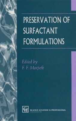 Preservation of Surfactant Formulations - cover