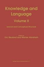 Knowledge and Language: Volume II Lexical and Conceptual Structure