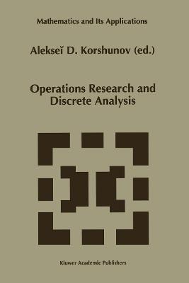 Operations Research and Discrete Analysis - cover