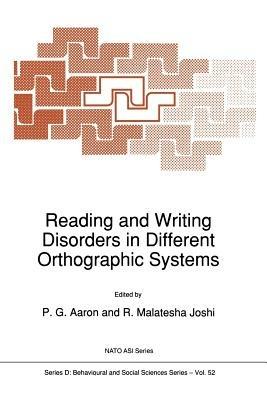 Reading and Writing Disorders in Different Orthographic Systems - cover