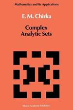 Complex Analytic Sets