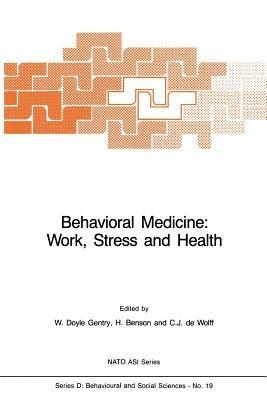 Behavioral Medicine: Work, Stress and Health - cover
