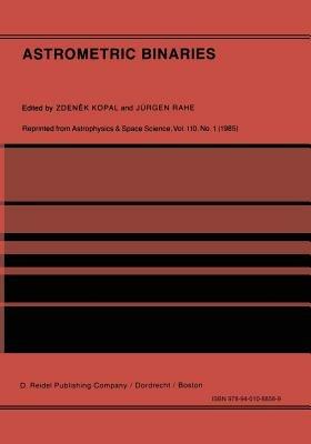 Astrometric Binaries: An International Conference to Commemorate the Birth of Friedrich Wilhelm Bessel (1784–1846) - cover