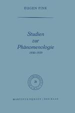 Studien zur Phänomenologie 1930–1939
