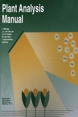 Plant Analysis Manual - I. Walinga,J.J. van der Lee,V.J.G. Houba - cover