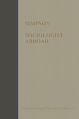 Sociologist Abroad - George Eaton Simpson - cover