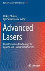 Advanced Lasers: Laser Physics and Technology for Applied and Fundamental Science