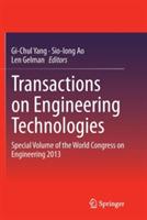 Transactions on Engineering Technologies: Special Volume of the World Congress on Engineering 2013 - cover
