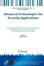Advanced Technologies for Security Applications: Proceedings of the NATO Science for Peace and Security 'Cluster Workshop on Advanced Technologies', 17-18 September 2019, Leuven, Belgium