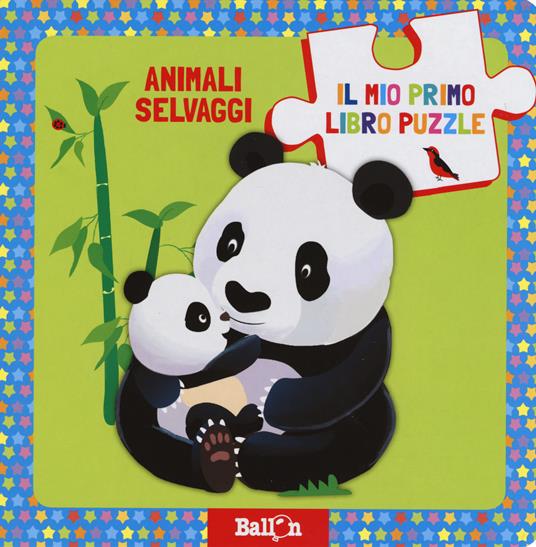 Animali selvaggi. Il mio primo libro puzzle. Ediz. a colori - copertina