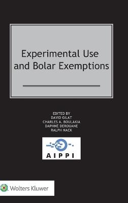 Experimental Use and Bolar Exemptions - cover