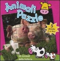 Gli animali della fattoria. Animali puzzle - copertina
