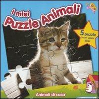 Animali di casa. I miei puzzle animali. Libro puzzle - copertina