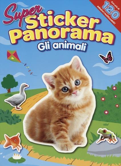 Gli animali. Il gatto. Con adesivi - copertina