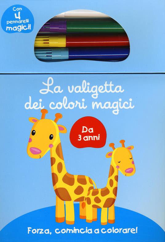 La valigetta dei colori magici. Azzurro. Con gadget - copertina