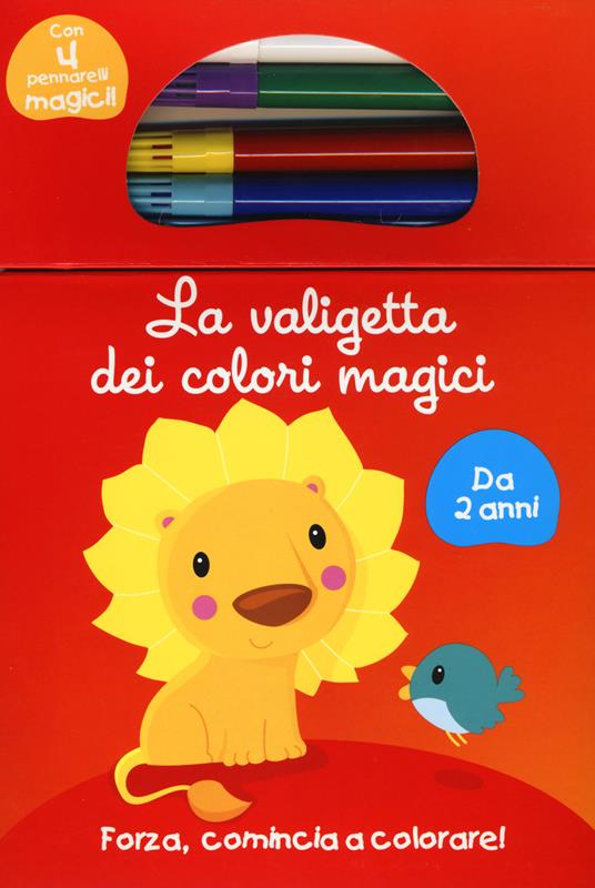 La valigetta dei colori magici. Rossa. Con gadget - copertina