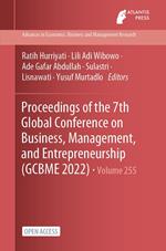 Proceedings of the 7th Global Conference on Business, Management, and Entrepreneurship (GCBME 2022)