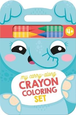 My Carry-Along Crayon Coloring Set: Elephant & Friends (Ages 4+) - Yoyo Books - cover