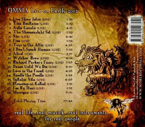 Live on Earth - CD Audio di Omnia - 2