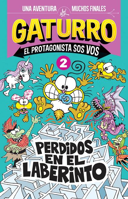 Perdidos en el laberinto (Gaturro. El protagonista sos vos 2) - Nik - ebook