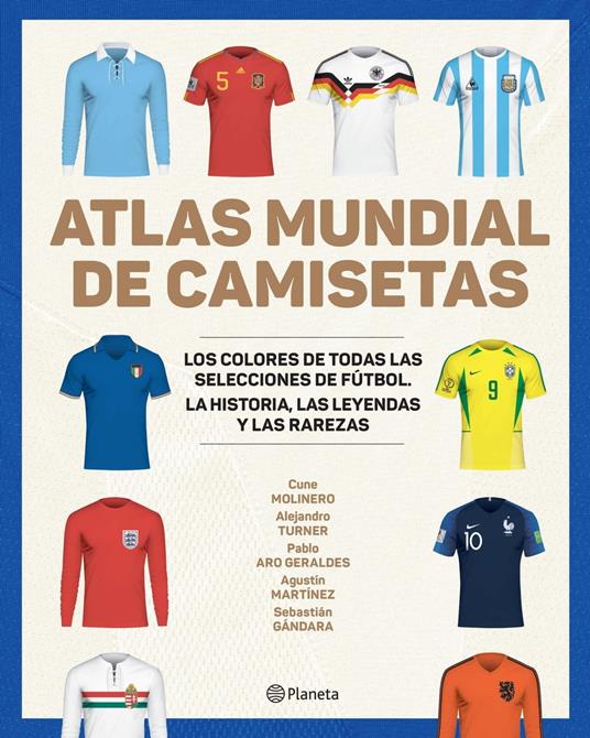 Atlas mundial de camisetas