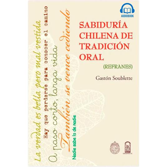 Sabiduría chilena de tradición oral - Refranes