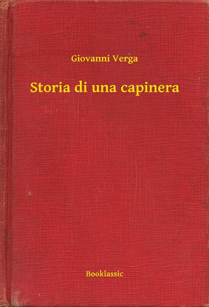 Storia di una capinera - Giovanni Verga - ebook